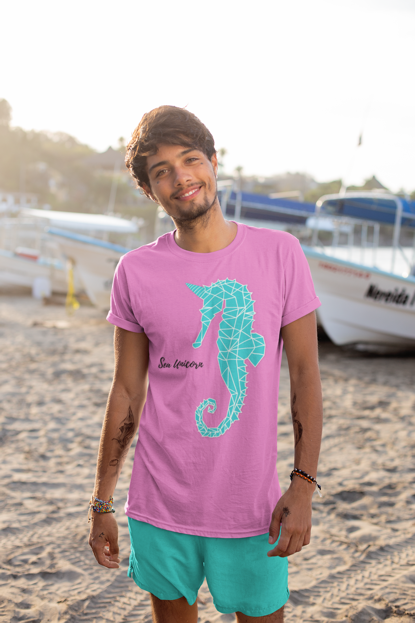 Sea Unicorn – Whimsical Seahorse with Horn Design
