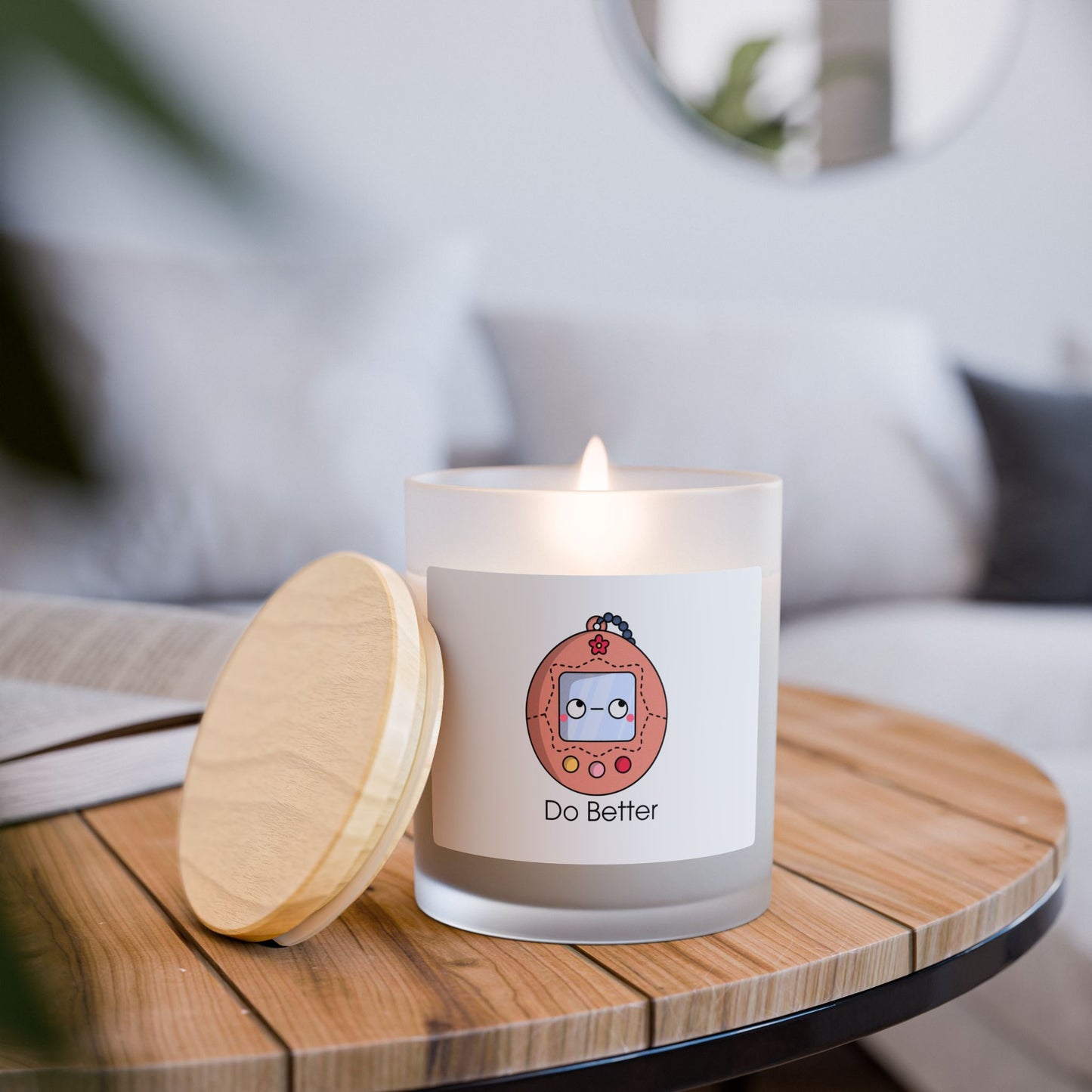 Do Better - Retro Digital Pet - Frosted Glass Candle 11oz