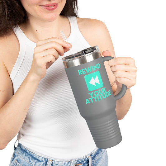 Rewind Your Attitude - Insulated Travel Mug