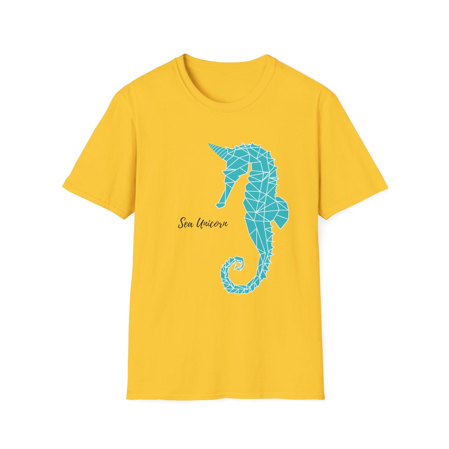 Sea Unicorn – Whimsical Seahorse with Horn Design