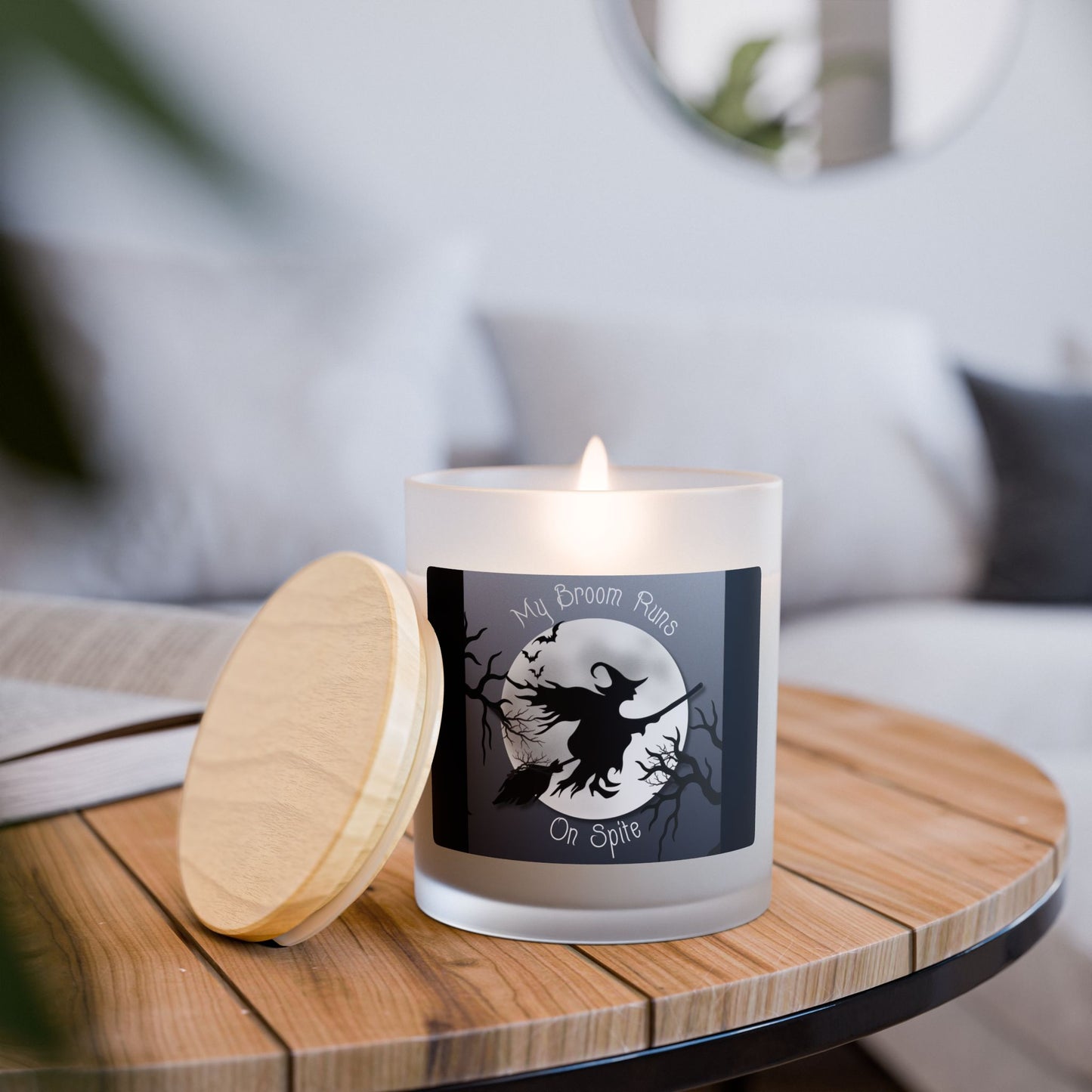 My Broom Runs on Spite – Candle