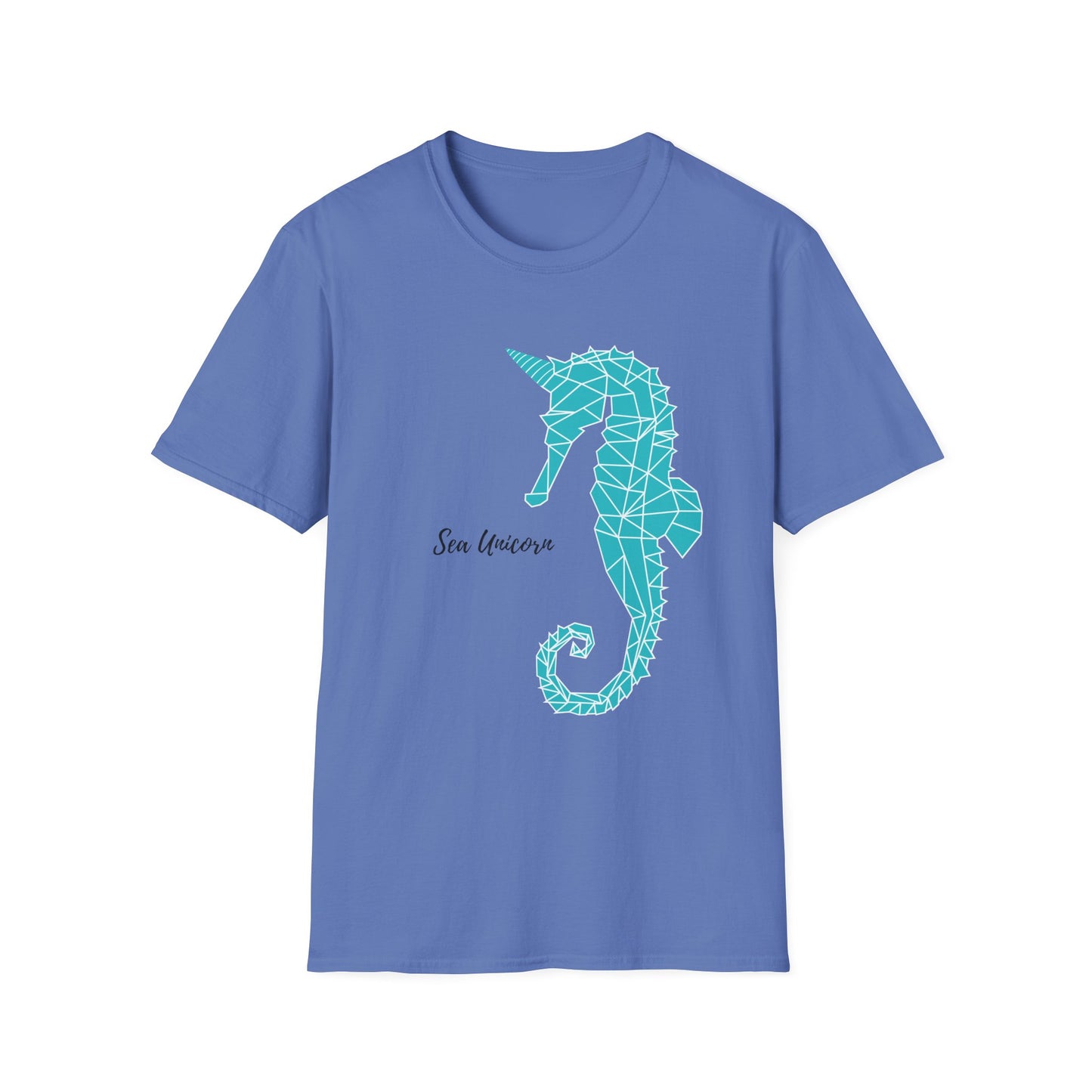 Sea Unicorn – Whimsical Seahorse with Horn Design