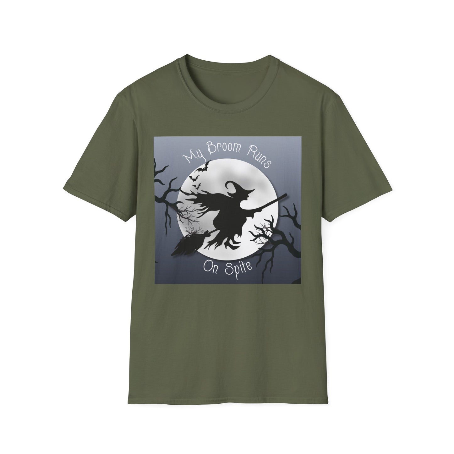 My Broom Runs on Spite - T-Shirt