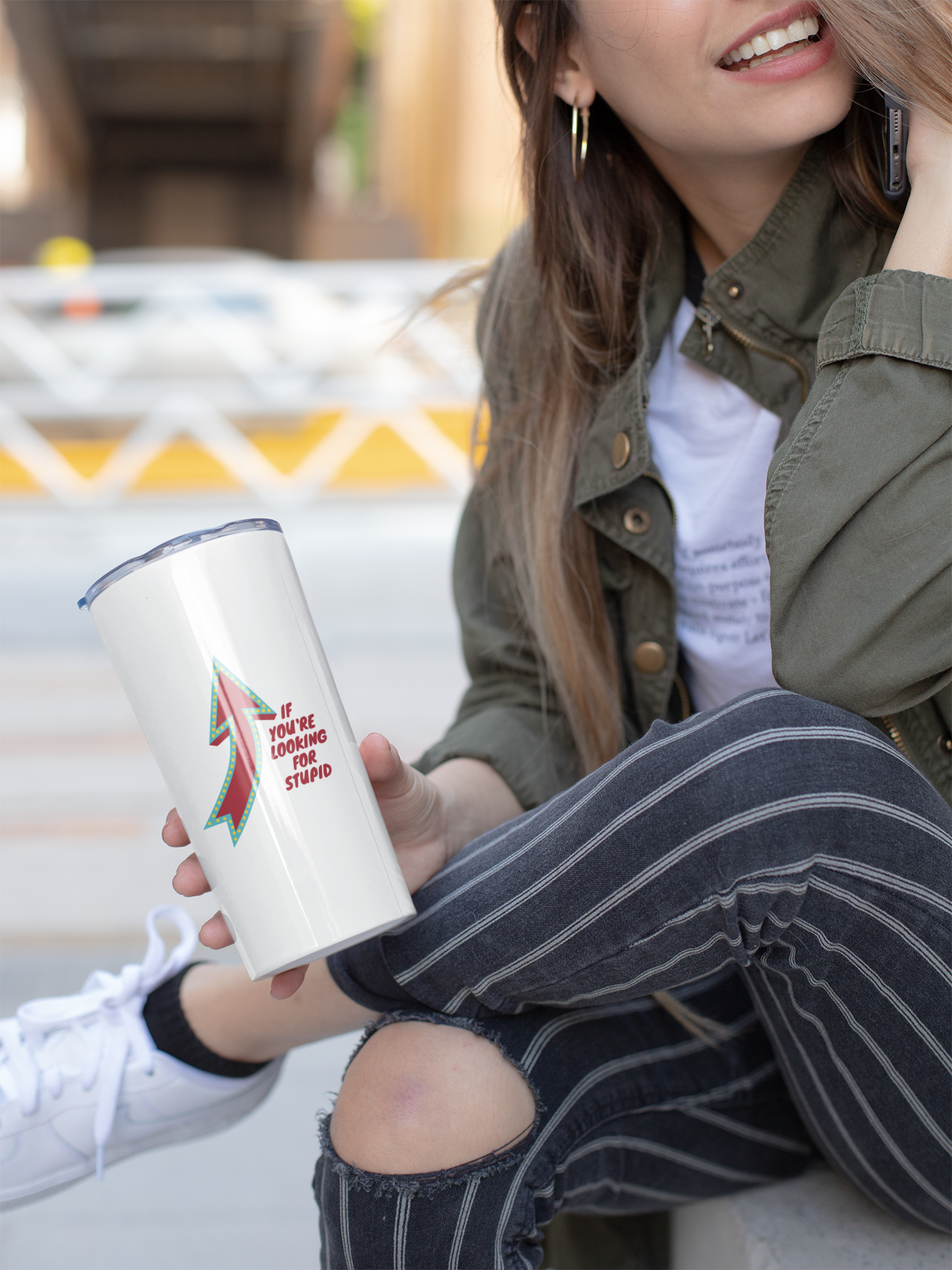 If You’re Looking for Stupid - Tumbler, 20oz Insulated