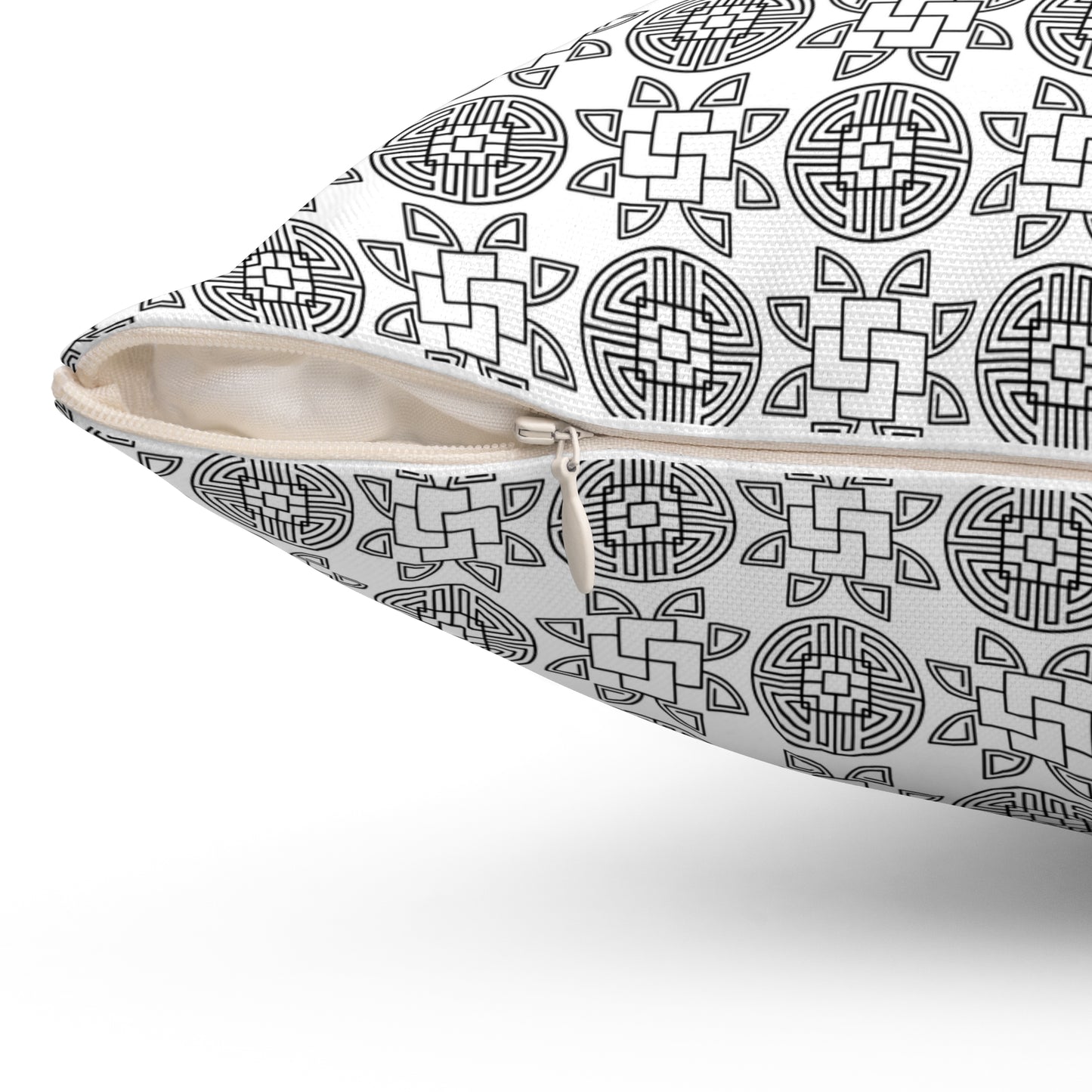 My Patience Has Expired - Bold, No-Nonsense Graphic Square Pillow