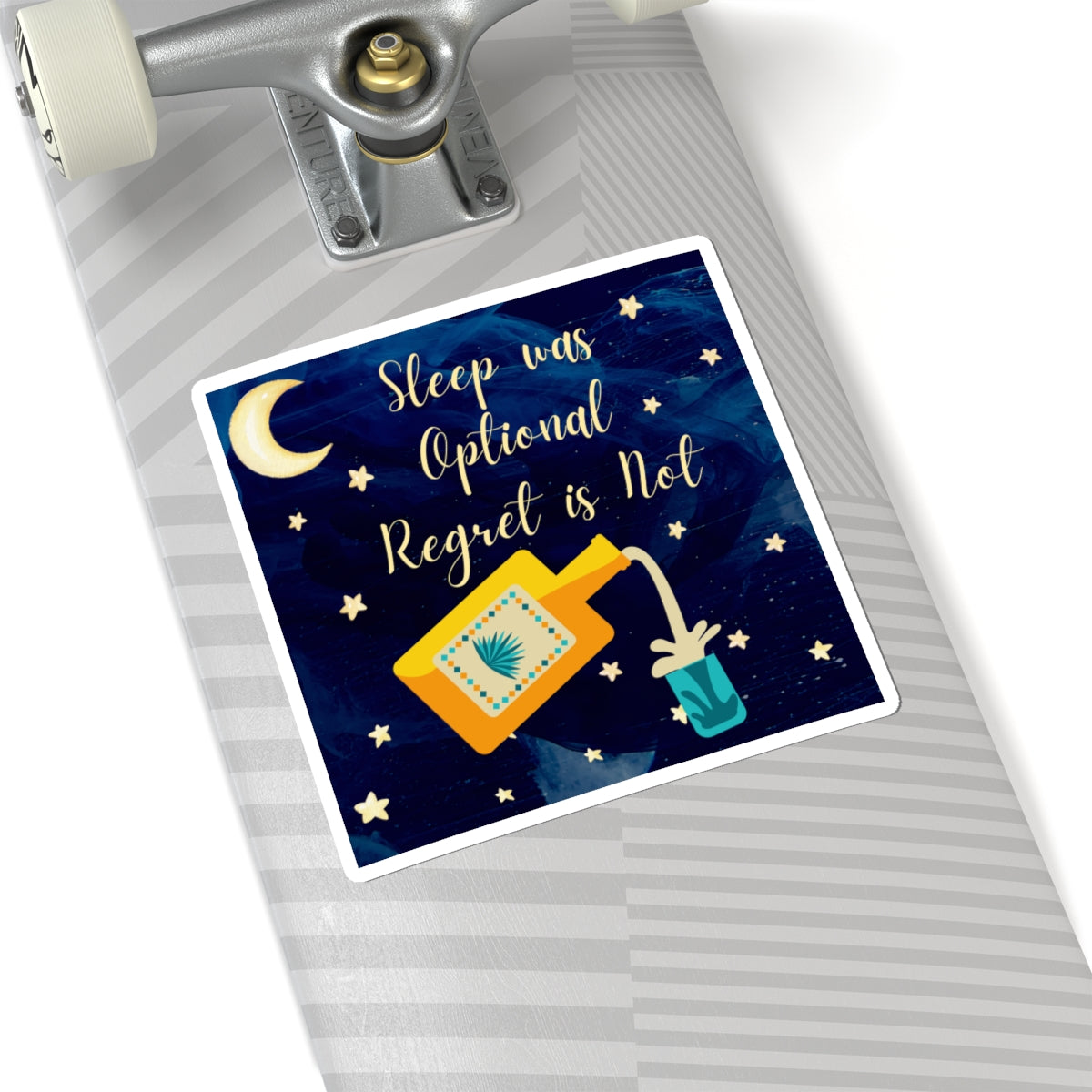 Sleep Was Optional, Regret Is Not - Sticker