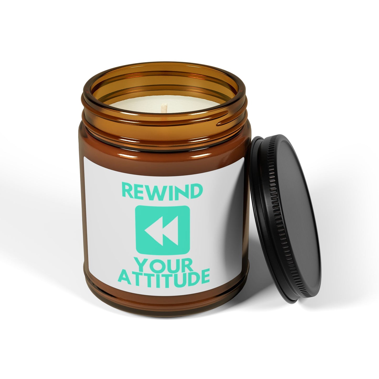 Rewind Your Attitude - Scented Soy Candle, Relaxation Gift, Home Decor, Self-Care Essential, Aromatherapy