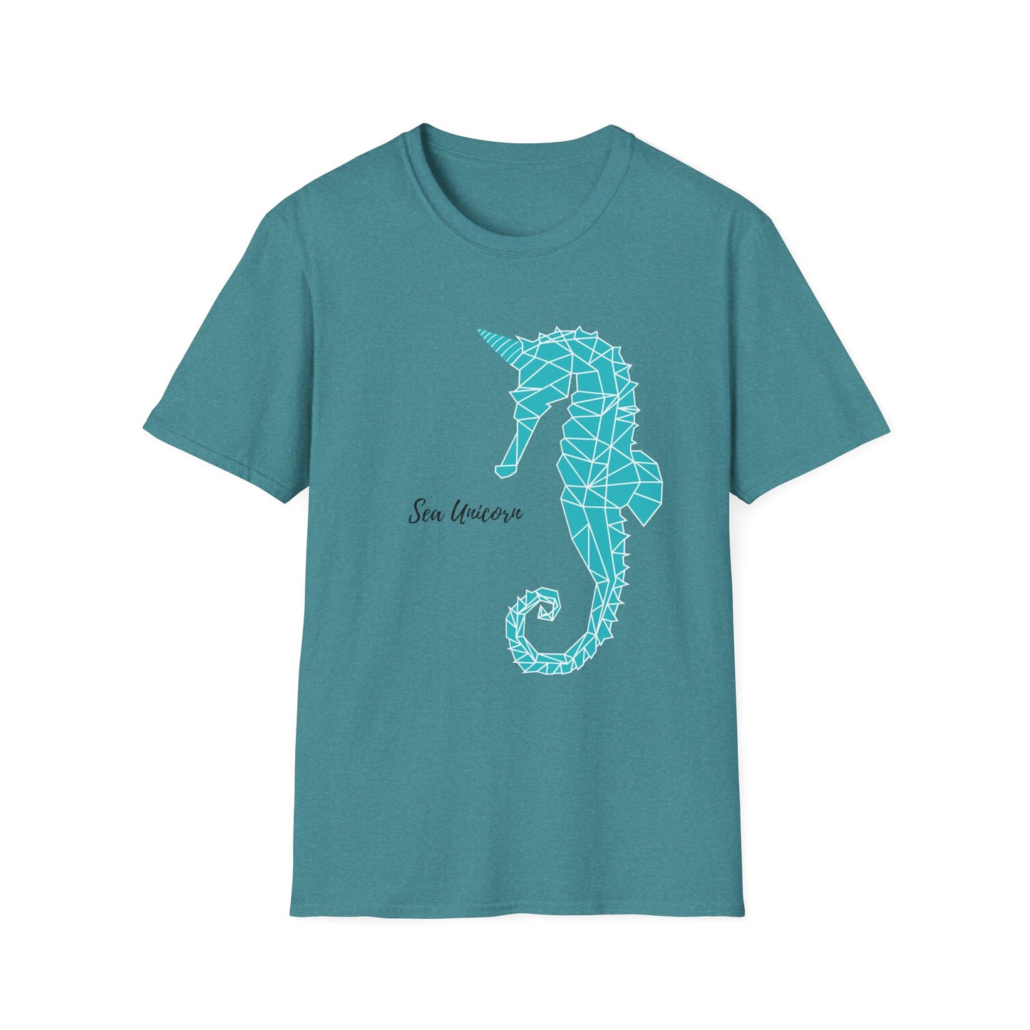 Sea Unicorn – Whimsical Seahorse with Horn Design