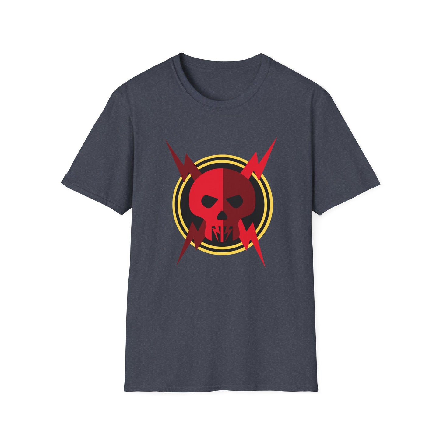 Red Lightning Skull - Tee