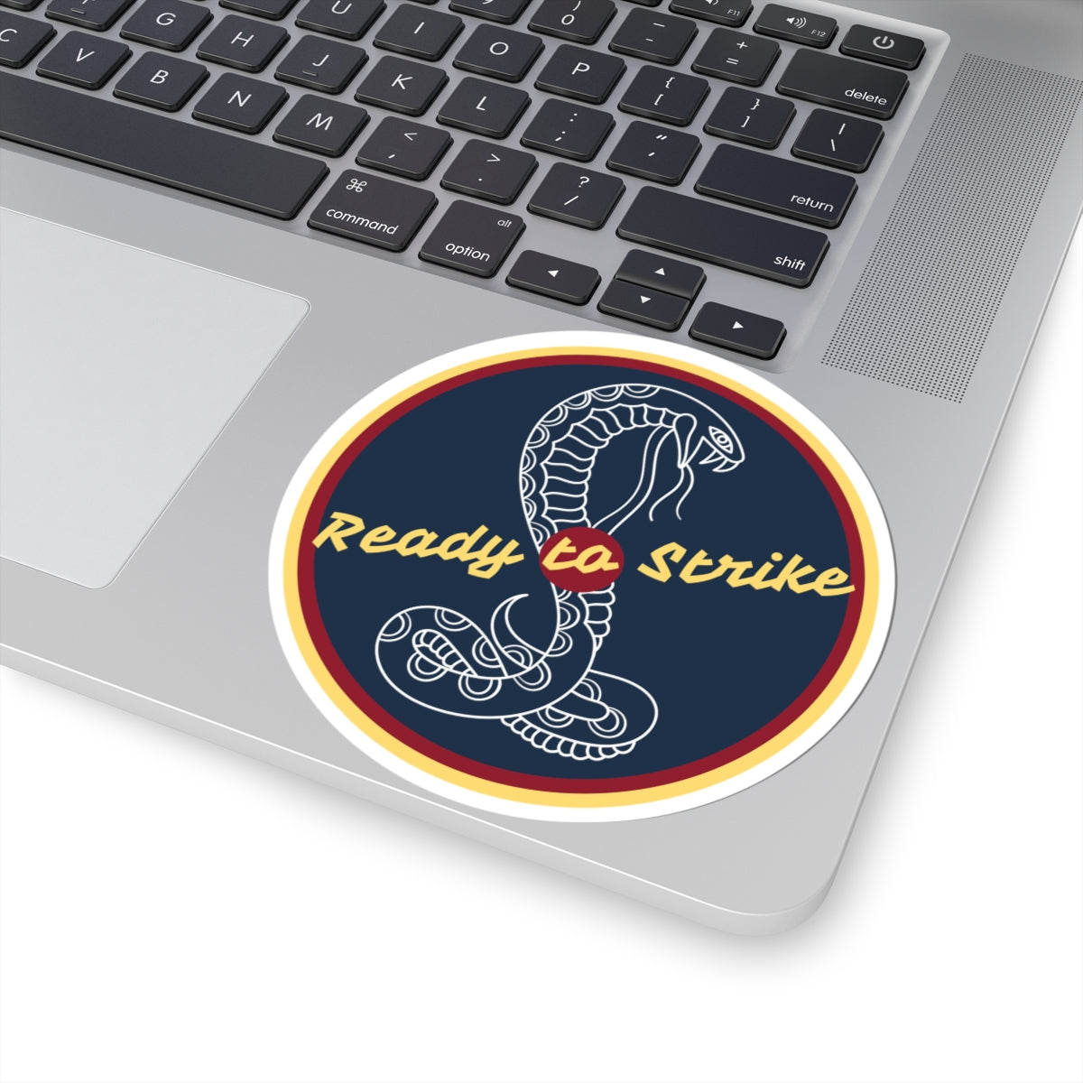 Ready to Strike – Bold Cobra Emblem Design