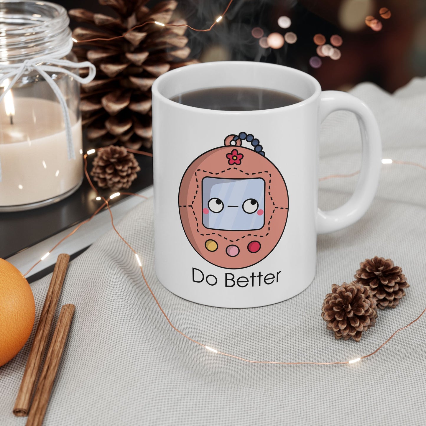 Do Better - Retro Digital Pet - Ceramic Mug